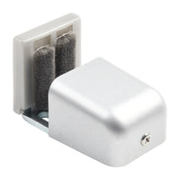 Guide de Porte Coulissante Argenté à Brosse, 75 ou 100 mm, vue 2