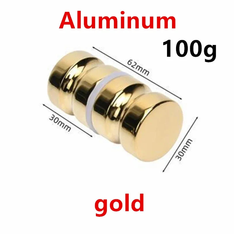 Poignée de Tirage Double Face pour Verre, Aluminium ou Inox 304, 62 mm, vue 7