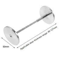 Cache Trou de Serrure en Inox, Disque de 30, 40 ou 50 mm, vue 4