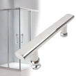 Poignée de Porte de Douche Inox, Barre 225 mm, Entraxe 145 mm