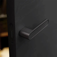 Poignée de Porte Magnétique Silencieuse en Aluminium, Ronde ou Carrée, vue 2