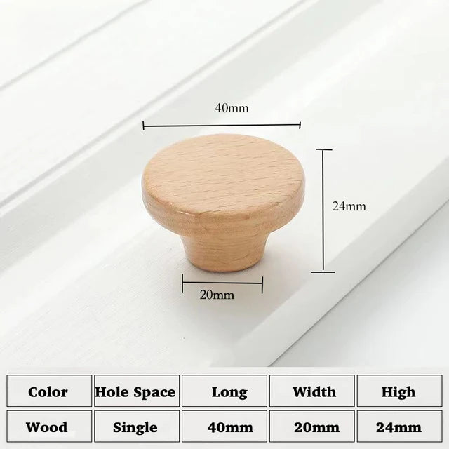 Poignée de Meuble Profilée en Bois, Noyer ou Clair, 64 à 224 mm, vue 10