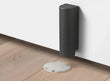 Butée de Porte Magnétique Gris Anthracite, Fixation Adhésive Sans Perçage