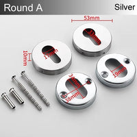 Rosace de Porte en Inox pour Cylindre, Ronde ou Ovale, 11 Modèles, vue 17