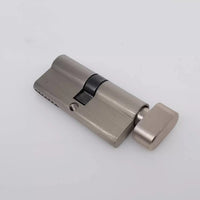 Cylindre de Porte Européen à Bouton, Zamak Brossé, 60 à 90 mm, vue 4
