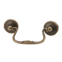 Poignée de Meuble à Anse Vintage Bronze Antique, Entraxe 82 mm, vue 5