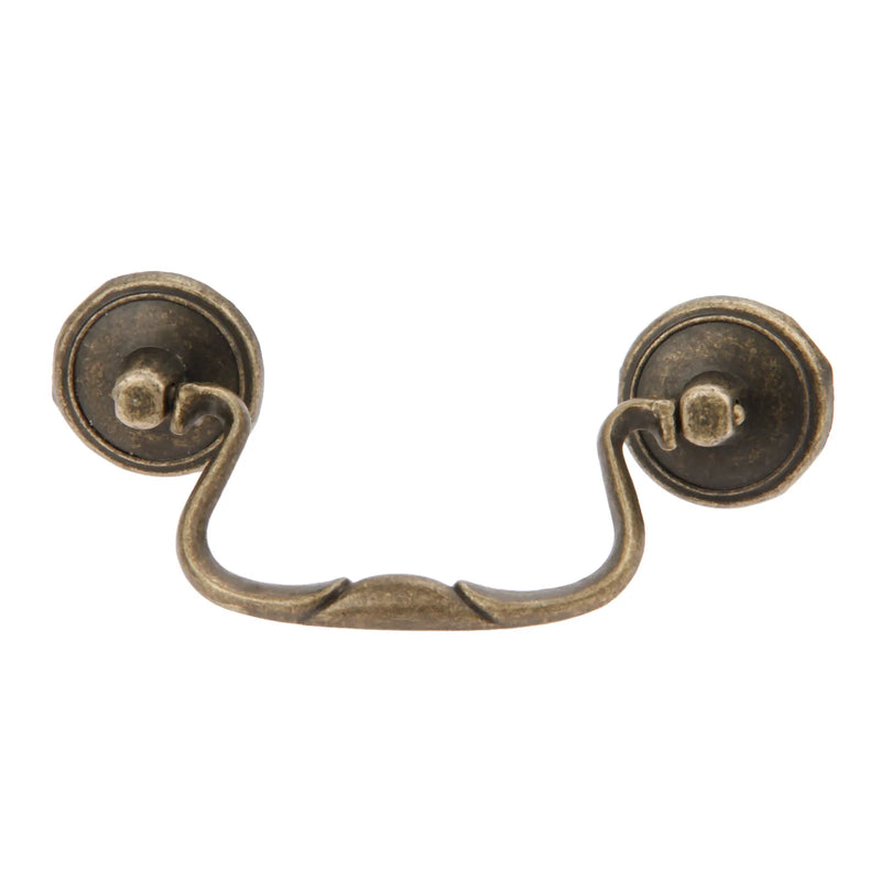 Poignée de Meuble à Anse Vintage Bronze Antique, Entraxe 82 mm, vue 5