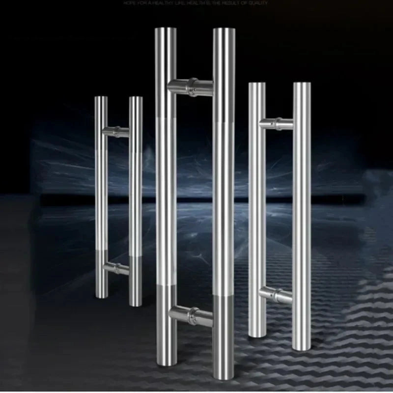 Poignée de Tirage en H en Inox pour Porte Vitrée, 280, 300 ou 500 mm, vue 2