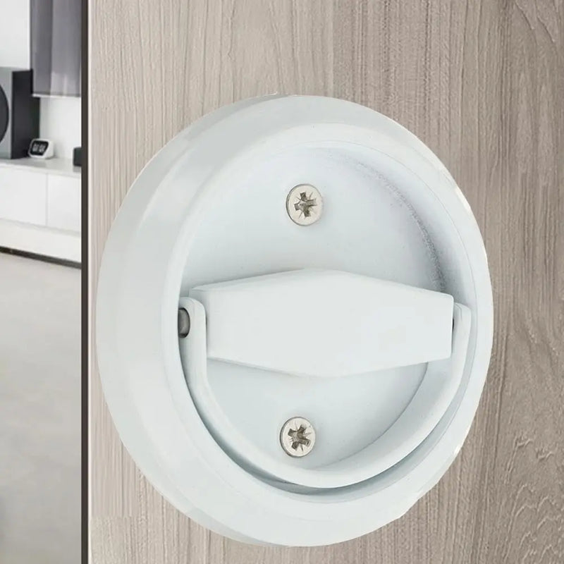Poignée Cuvette Ronde Encastrée en Inox pour Porte Coulissante, 7 Couleurs, vue 8