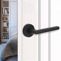 Poignée de Porte Intérieure Inox sur Rosace, Un Côté, sans Serrure, vue 8