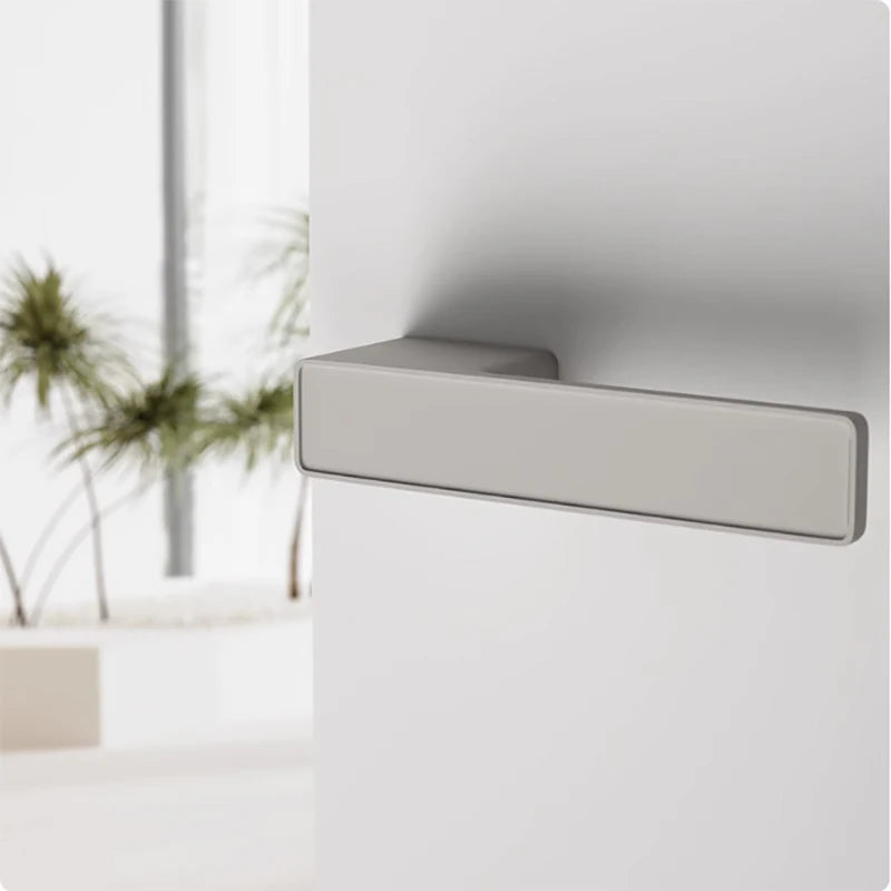 Poignée de Porte Magnétique Silencieuse en Aluminium, Ronde ou Carrée