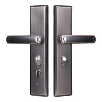 Poignée de Porte d'Entrée sur Plaque en Inox 304, Plaque de 270 à 330 mm, vue 5