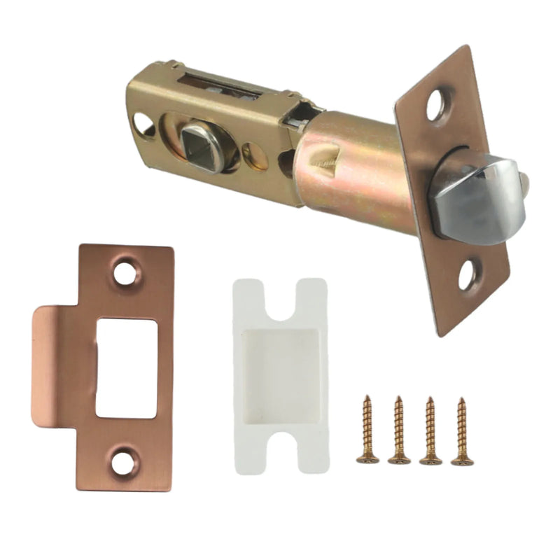 Pêne Demi-Tour Tubulaire Réglable 60 ou 70 mm pour Porte Intérieure