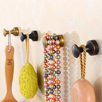 Patère murale vintage en laiton, crochet bouton de 42 mm, 4 finitions, vue 3