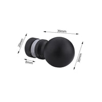Poignée de Porte de Douche Boule en Aluminium, Simple ou Double Face, 30 ou 50 mm, vue 8