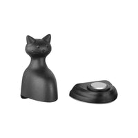 Butée de Porte Magnétique Chat Noir, Pose au Sol Sans Perçage, Adhésif Inclus, vue 7