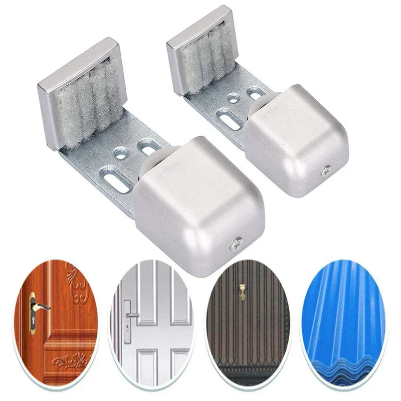 Guide de Porte Coulissante Argenté à Brosse, 75 ou 100 mm, vue 4