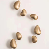 Bouton de Meuble Galet en Laiton Massif, Finition Bronze Rétro, 3 Formes, vue 4