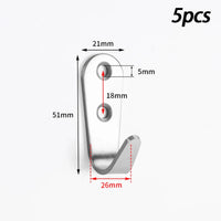 Porte-Serviettes Mural en Inox Chromé, Barre Simple ou Double, 50 ou 60 cm, vue 7
