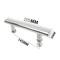 Poignée de Porte de Douche Inox, Barre 225 mm, Entraxe 145 mm, vue 2