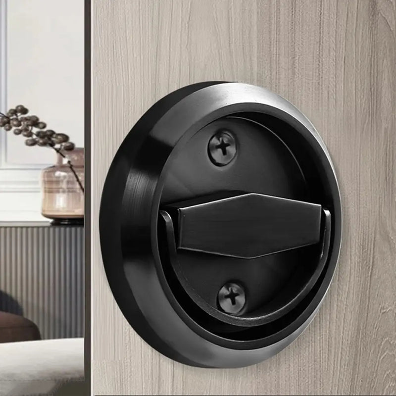 Poignée Cuvette Ronde Encastrée en Inox pour Porte Coulissante, 7 Couleurs, vue 9