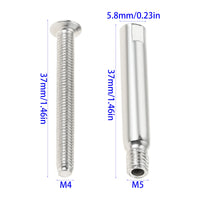 Rosace de Porte pour Cylindre Européen en Zamak, Ronde 53 mm, 8 Finitions, vue 6