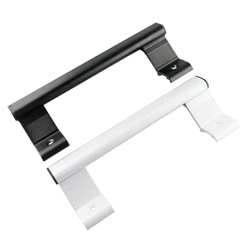 Poignée de Tirage 200 mm pour Porte Coulissante Vitrée, Aluminium Noir ou Blanc, vue 2