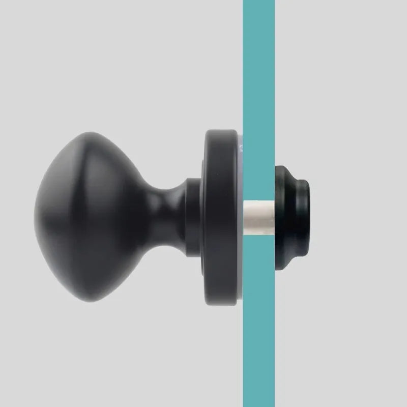 Bouton de Porte Ovale en Zamak pour Porte en Verre ou en Bois, 4 Couleurs, vue 9