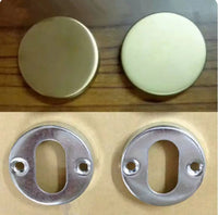 Rosace de Porte en Inox, Ronde, Ovale ou Carrée, 10 Modèles, vue 8
