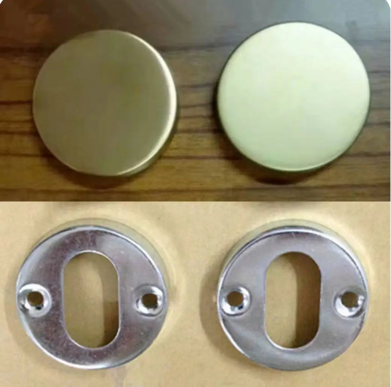 Rosace de Porte en Inox, Ronde, Ovale ou Carrée, 10 Modèles, vue 8