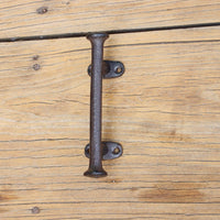 Poignée de Tirage en Fonte Aspect Rouille pour Porte de Grange, vue 3