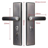 Poignée de Porte d'Entrée sur Plaque en Inox 304, Plaque de 270 à 330 mm, vue 10