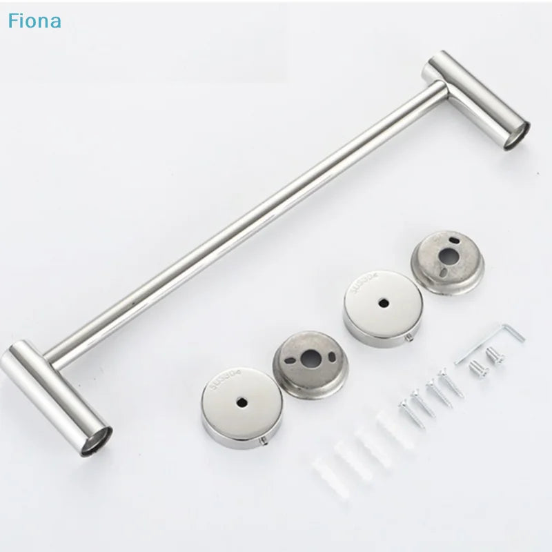 Porte-Serviettes Mural en Inox Chromé, Barre Simple ou Double, 50 ou 60 cm, vue 3