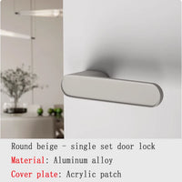 Poignée de Porte Magnétique Silencieuse en Aluminium, Ronde ou Carrée, vue 9
