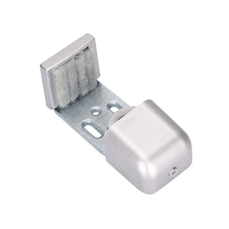 Guide de Porte Coulissante Argenté à Brosse, 75 ou 100 mm, vue 6