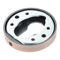 Rosace de Porte pour Cylindre Européen en Zamak, Ronde 53 mm, 8 Finitions, vue 4