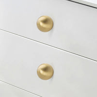 Bouton de Meuble Boule en Laiton Brossé, Diamètre 12 à 25 mm, vue 4