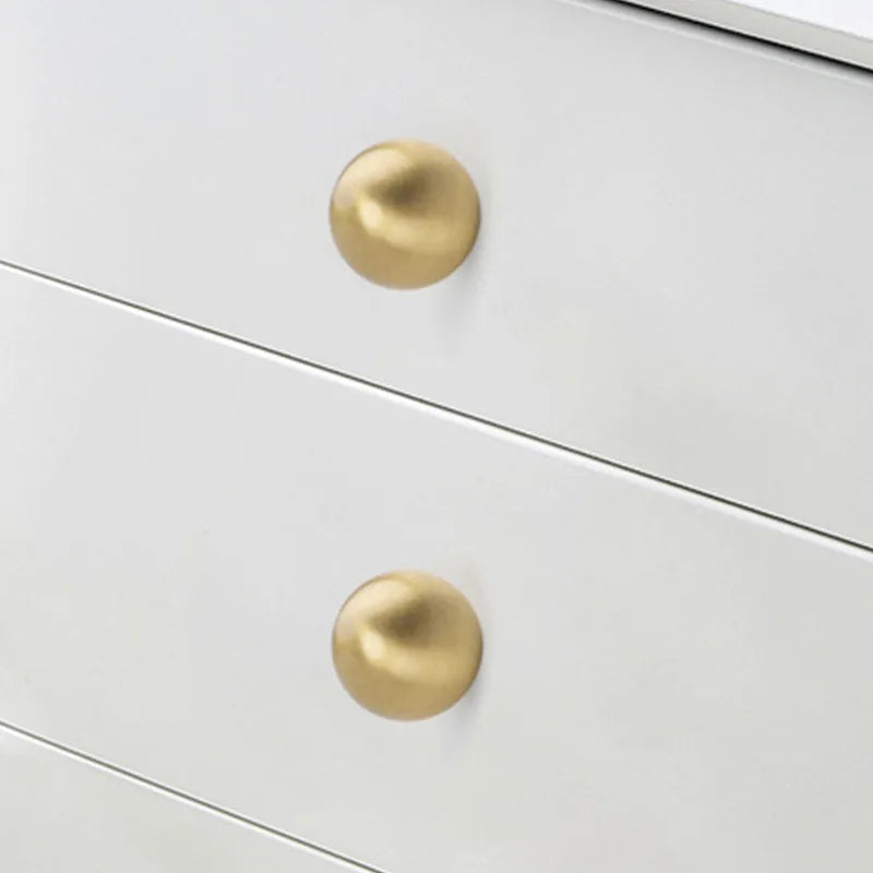 Bouton de Meuble Boule en Laiton Brossé, Diamètre 12 à 25 mm, vue 4