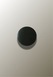 Patère Murale Ronde Noire, Disque de 6,5 à 17 cm