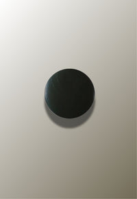 Patère Murale Ronde Noire, Disque de 6,5 à 17 cm