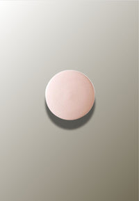 Patère Murale Ronde en Bois Rose, Disque de 6,5 à 17 cm