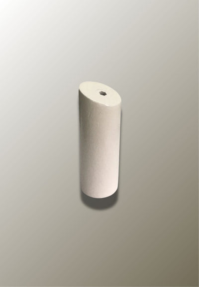 Patère Murale en Bois Blanc, Coupe Biaise, 8 x 3 cm
