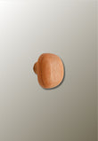 Patère Murale Champignon Carré en Bois Clair, 4,5 x 3,5 cm