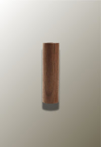 Patère Murale en Bois de Noyer, Grande Branche Cylindrique, 10 cm