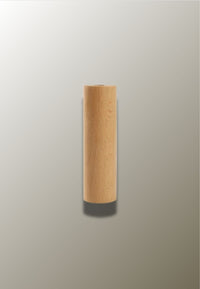 Patère Murale en Bois de Hêtre, Grande Branche Cylindrique, 10 cm