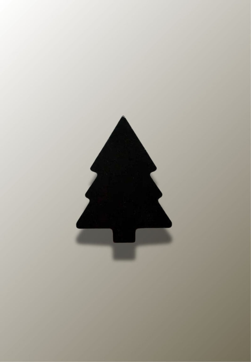 Patère Murale Enfant en Forme d'Arbre Noir, Bois, 5 à 10 cm