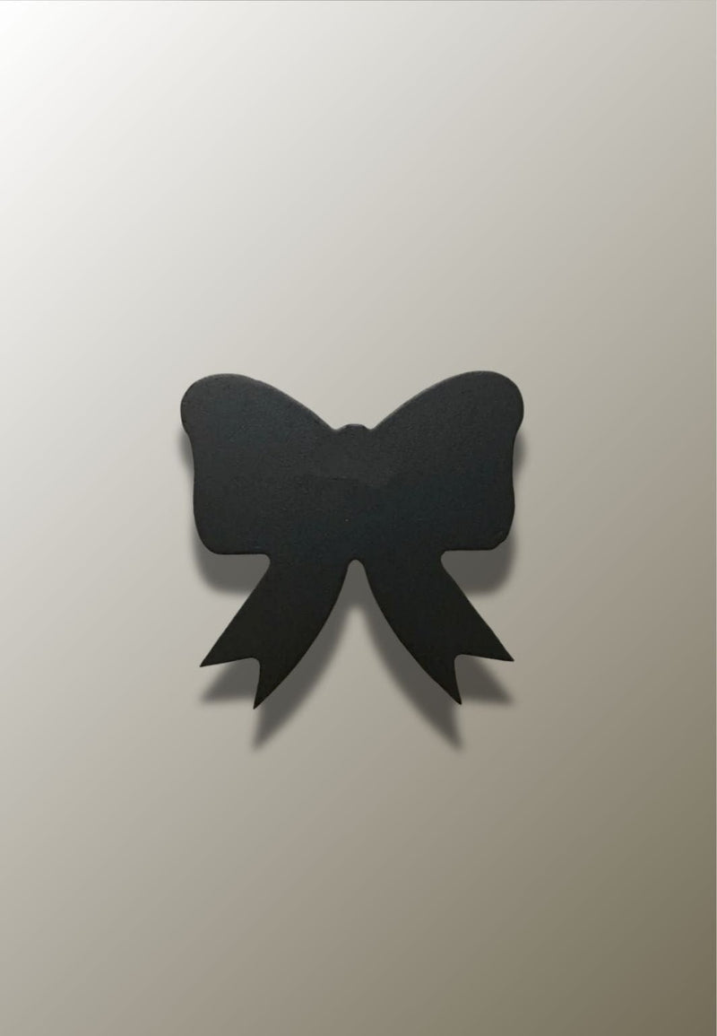 Patère Murale Enfant Nœud Papillon Noir en Bois, Crochet Décoratif