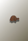 Patère Murale Enfant Tortue en Bois, Crochet Animal