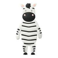 Patère Murale Enfant Zèbre en Silicone, Fixation Adhésive, vue 3
