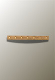 Porte-Manteau Mural en Bambou, 7 Crochets Ronds